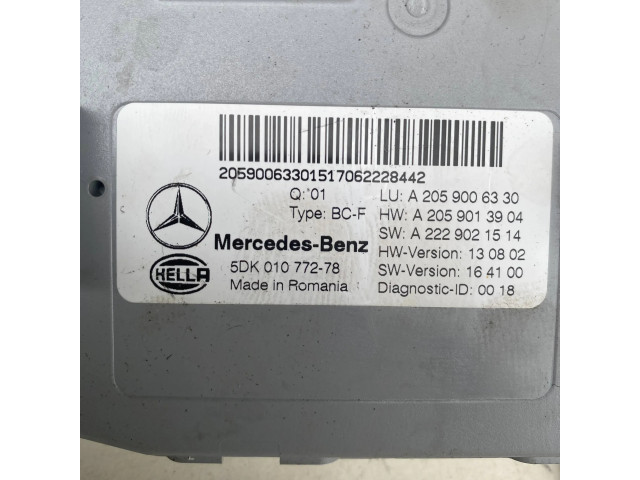 Блок комфорта A2059006330, 5DK01077278   Mercedes-Benz C W205   