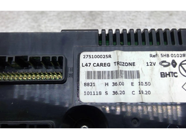 Блок управления климат-контролем 275100025R   Renault Latitude (L70)