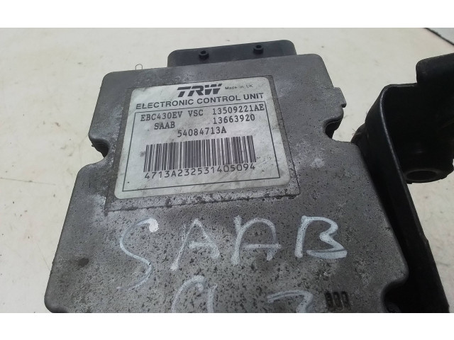 Блок АБС 13509221AE, 54084713A   Saab  9-3 Ver2  2003 - 2007 года