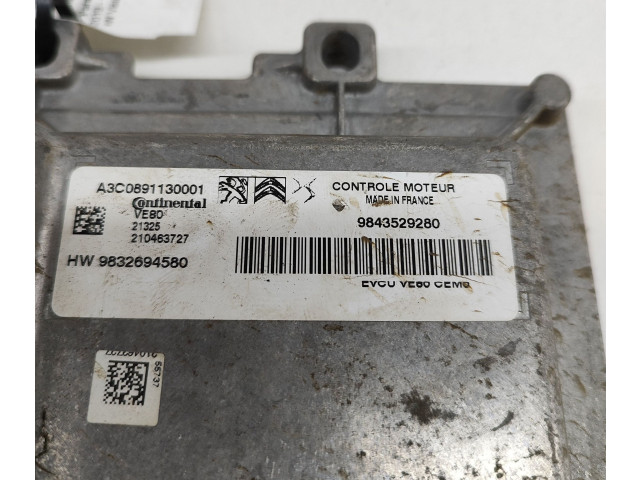 Řídící jednotka 9832694580, 9843529280   Peugeot 2008 II 2021