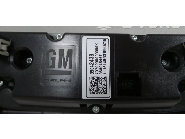 Блок управления климат-контролем 39042438, 39021426   Vauxhall Astra K