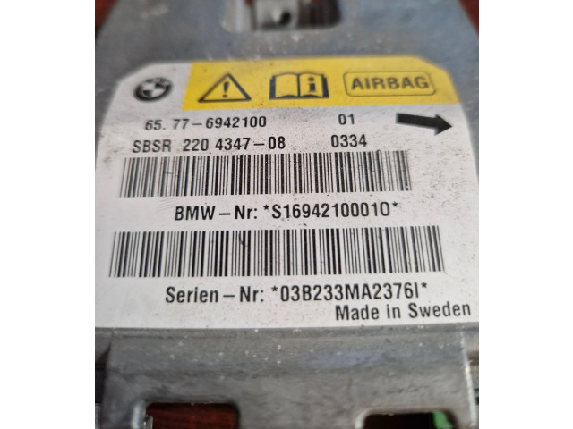 Блок подушек безопасности 6942100, 220434708   BMW 6 E63 E64