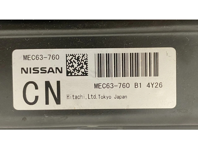 Блок управления двигателя MEC63760, MEC63760B14Y26   Nissan Murano Z50