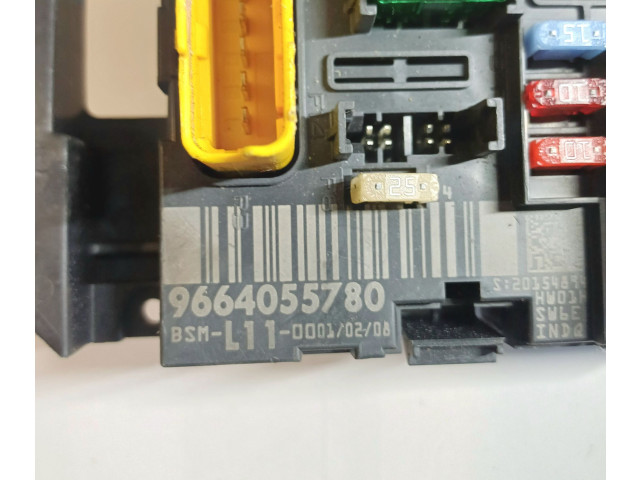 Pojistková skříňka Řídící jednotka BSM 9664055780, BSML1100   Peugeot 207 2007