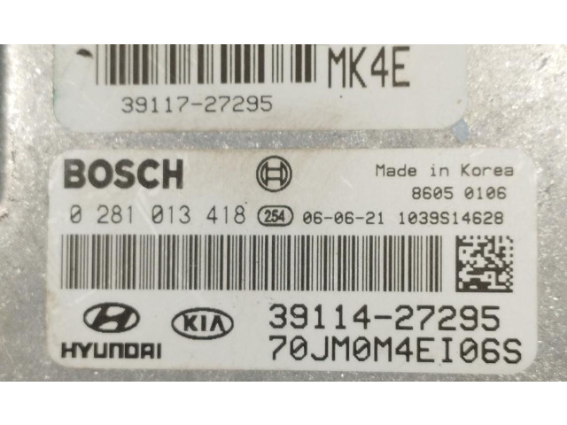 Řídící jednotka 0281013418, 0281013418   Hyundai Tucson JM 2007