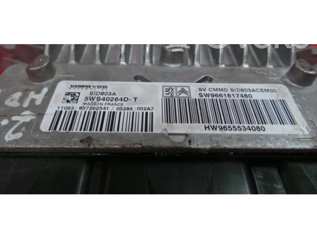 Řídící jednotka SW9661617480, 08   Peugeot 407 