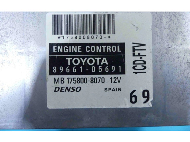 Řídící jednotka 89661-05691, IMPRK1285977   Toyota Avensis T250 2005