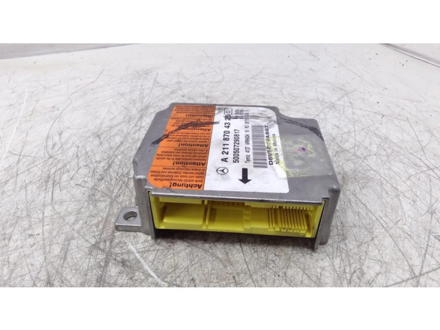 Блок подушек безопасности A2118704326   Mercedes-Benz E W211