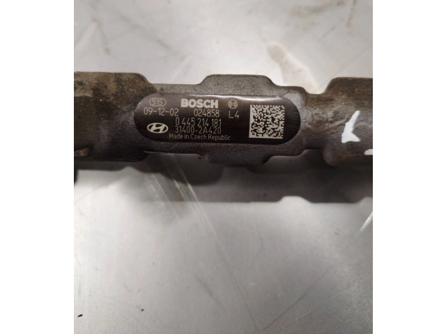 Vstřikovací lišta 314002A420, 0445214181   KIA Ceed    D4fb 