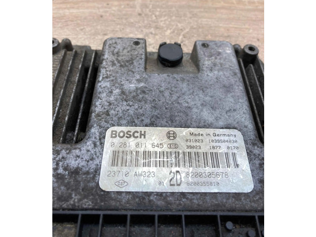 Řídící jednotka 8200305678, 0281011645   Nissan Primera 2000