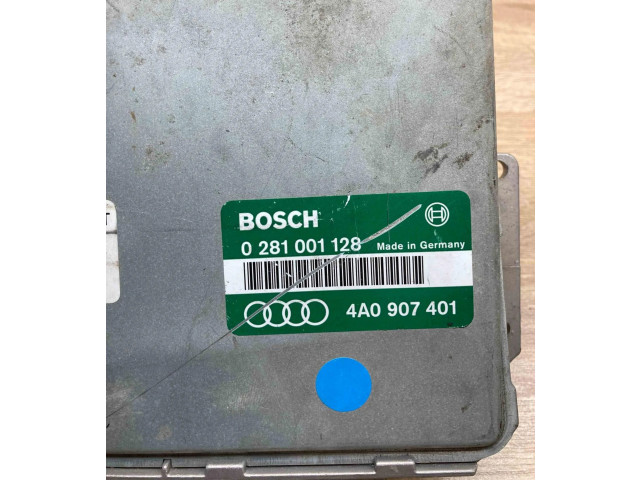 Блок управления двигателем Блок управления 4A0907401, 0281001128   Audi 100 S4 C4