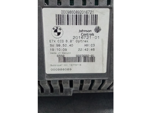 Дисплей    65509223682   BMW X6 E71