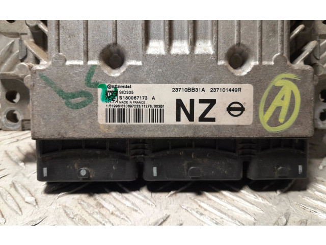 Řídící jednotka S180067173A, 237101449R   Nissan Qashqai 2012