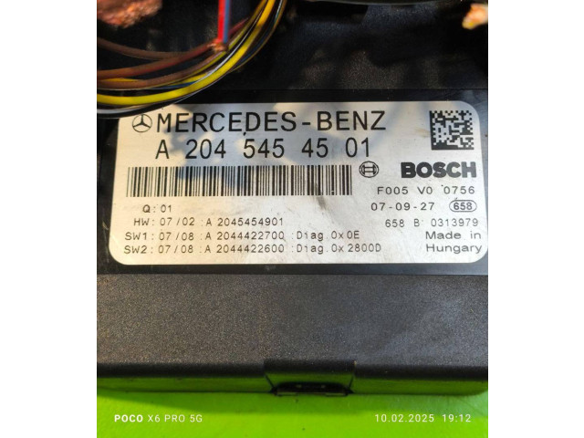   Pojistková skříňka A2045454501, A2045454901   Mercedes-Benz C AMG W204 2011