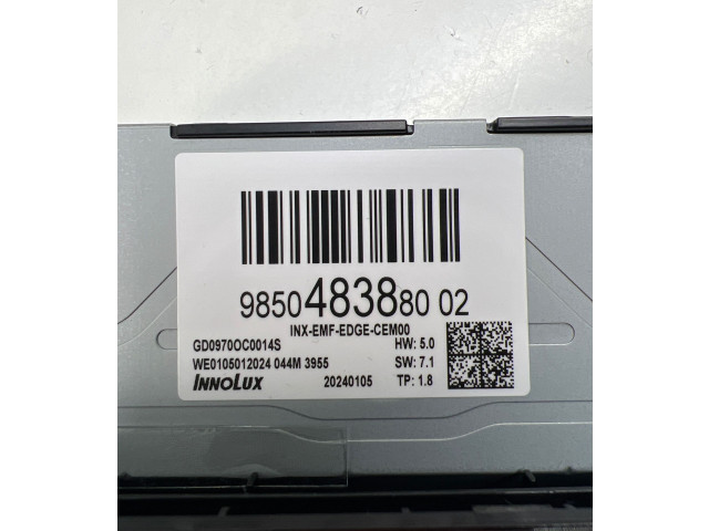 Блок управления климат-контролем 9850483880, GD09700C0014S   Peugeot 3008 III