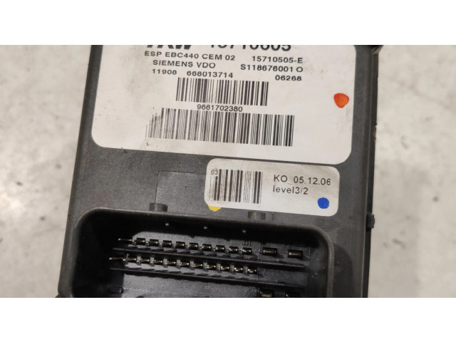 Jednotka ABS 15710604, 331507203315   Peugeot 407 2006