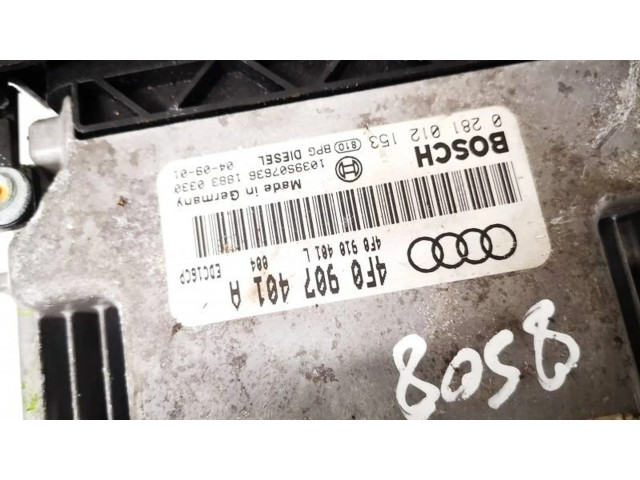 Блок управления двигателя 4f0907401a, 0281012153   Audi A6 S6 C6 4F