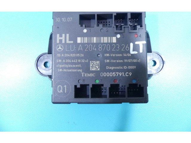 Блок комфорта A2048702326, IMPRK1336685   Mercedes-Benz C W204   