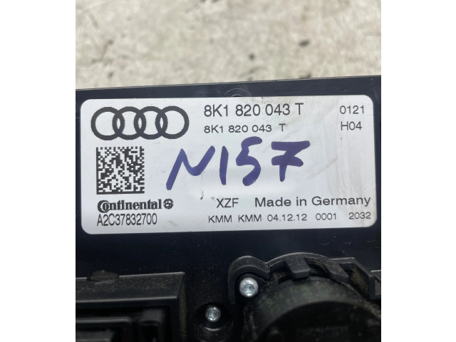 Блок управления кондиционера воздуха / климата/ печки (в салоне) 8K1820043T, A2C37832700   Audi Q5 SQ5