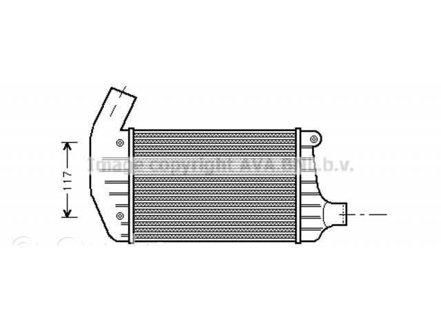 Интеркулер  60566446   Fiat Coupe 3.3