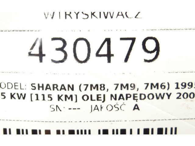 Vstřikovač 0414720038   Volkswagen Sharan     