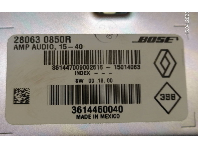 Блок предохранителей  280630850R, 280630844R   Renault Espace V (RFC)    