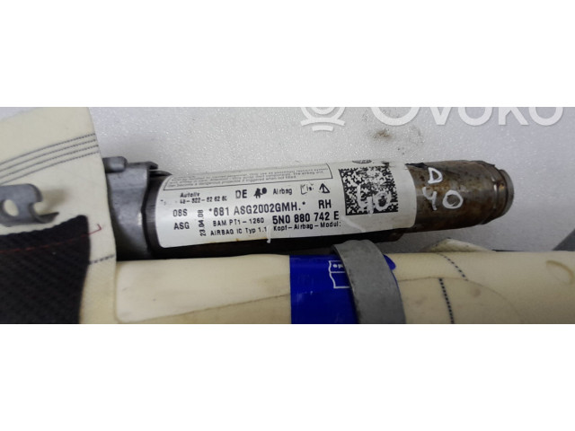 Боковая подушка безопасности 5N0880742E   Volkswagen Tiguan