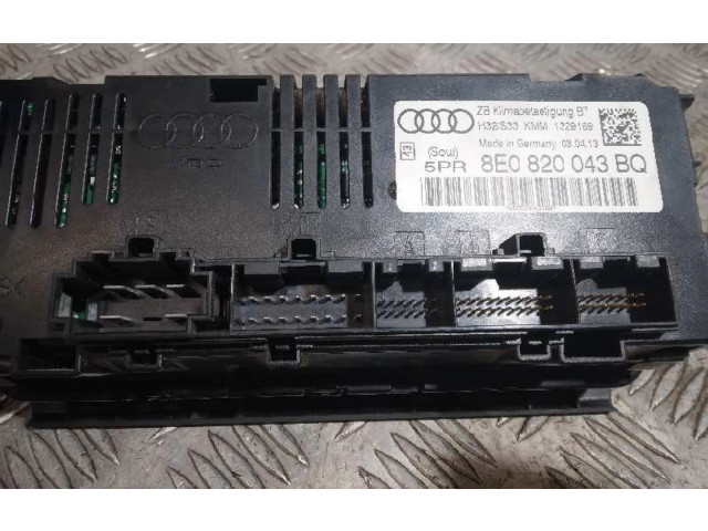 Блок управления климат-контролем 8E0820043BQ, 8E0820043BQ5PR   Seat Exeo (3R)