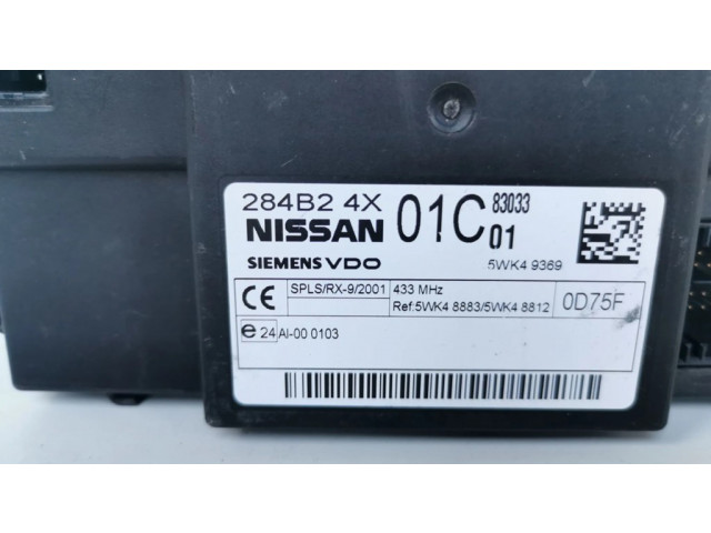 Блок комфорта 284B24X01C   Nissan Navara D40   