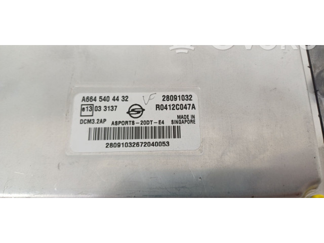 Řídící jednotka A6645404432, 28091032   SsangYong Actyon 2008
