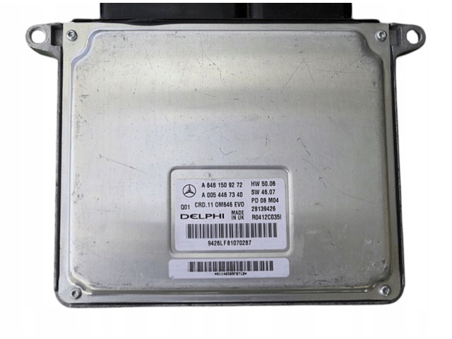 Řídící jednotka A6461509272, A0054467340   Mercedes-Benz C W204 2008