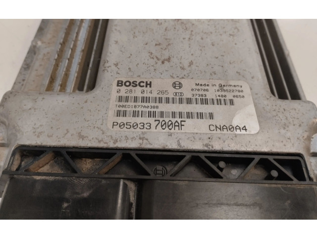 Блок управления двигателя P05033700AF   Chrysler Sebring (JS)
