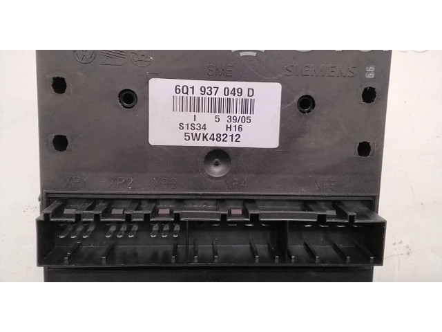 Блок комфорта 6Q1937049D, 5WK48212   Volkswagen Fox   