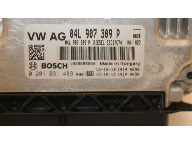 Řídící jednotka 04L907309P, 0281031483   Volkswagen Cross Touran II 2017