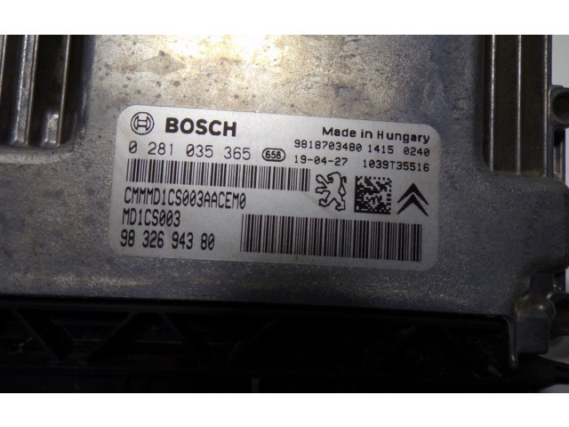 Řídící jednotka 1640420280, 9832694380   Peugeot 2008 I 2019