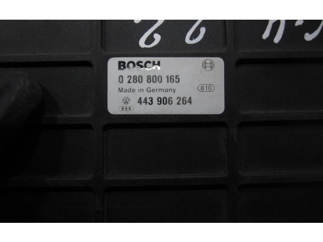 Блок управления двигателя 443906264, 0280800165   Audi 100 200 5000 C3