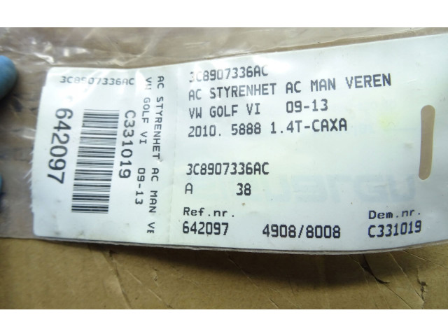 Блок управления климат-контролем 5HB009751, 5HB009751   Volkswagen Golf VI