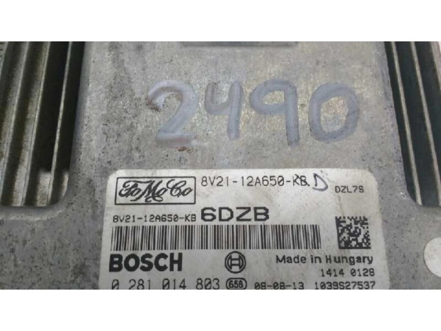 Блок управления двигателя 8V2112A650KB, CENTRALITAMOTORUCE   Ford Fiesta