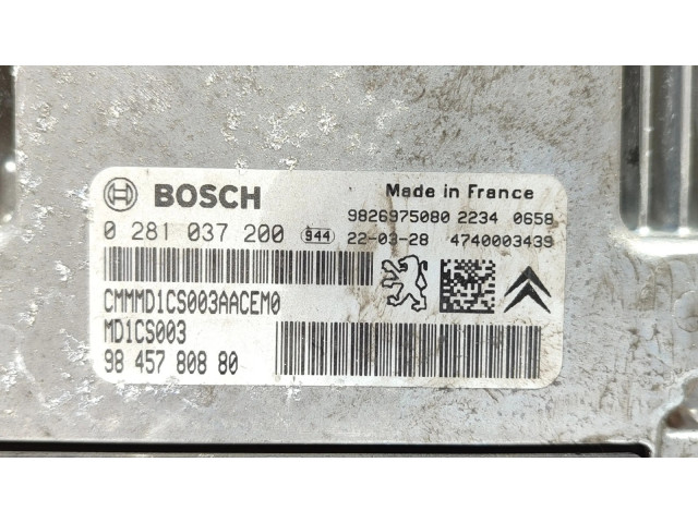 Řídící jednotka 0281037200   Peugeot 2008 II 2022
