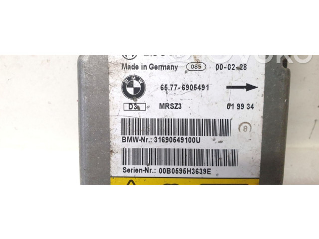 Блок подушек безопасности 65.77-6905491   BMW 3 E46