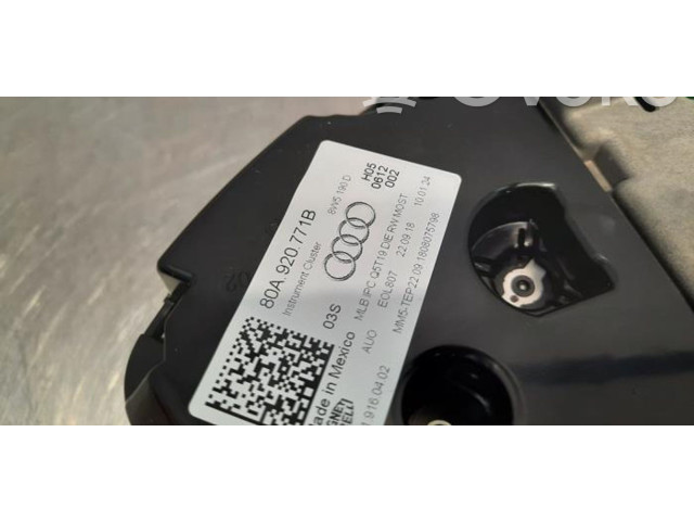 Přístrojová deska  Audi Q5 SQ5 2019 80A920771B  