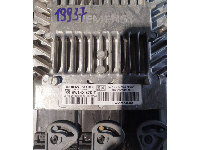 Řídící jednotka 9656061280, 5ws40167dt   Peugeot 407 2005