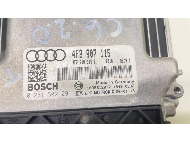 Блок управления двигателя 4F2910115B, 4F2907115   Audi A6 S6 C6 4F