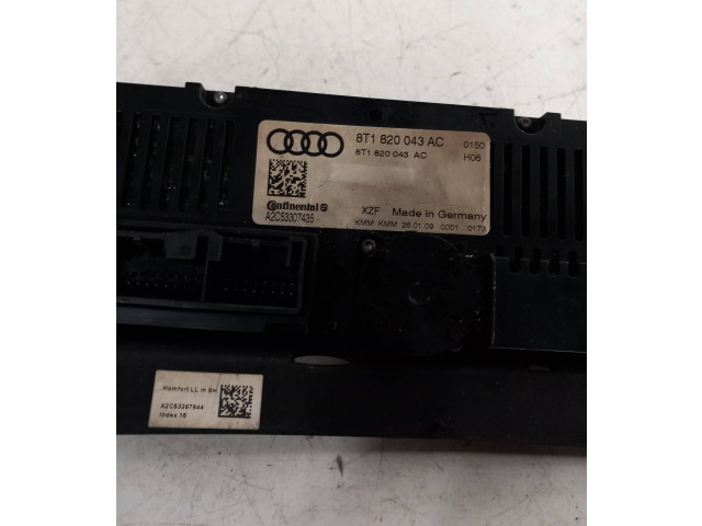 Блок управления климат-контролем 8T1820043AC, A2C53307435   Audi A4 S4 B8 8K