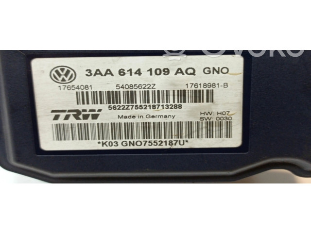 Jednotka ABS 3AA614109AQ, TRW   Volkswagen PASSAT B7 2013