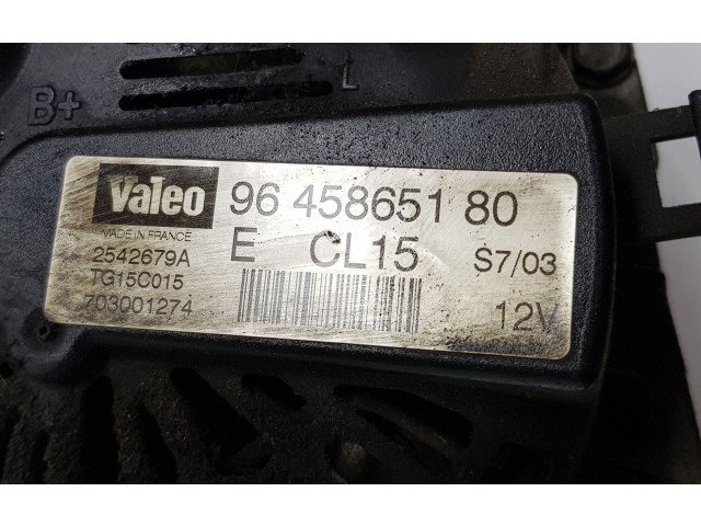 Генератор 9645865180, 5705AJ   Peugeot 807      