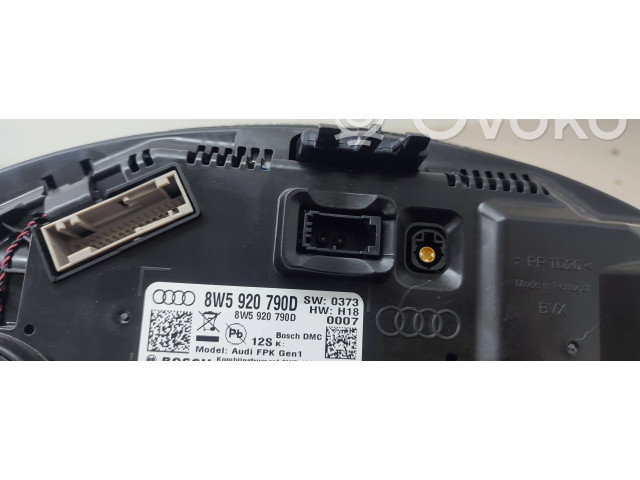 Přístrojová deska  Audi A5 2018 8W5920790D, 0263731021  