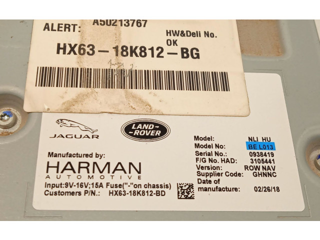 Блок подушек безопасности HX6318K812BG, HX6318K812BD   Land Rover Discovery 5