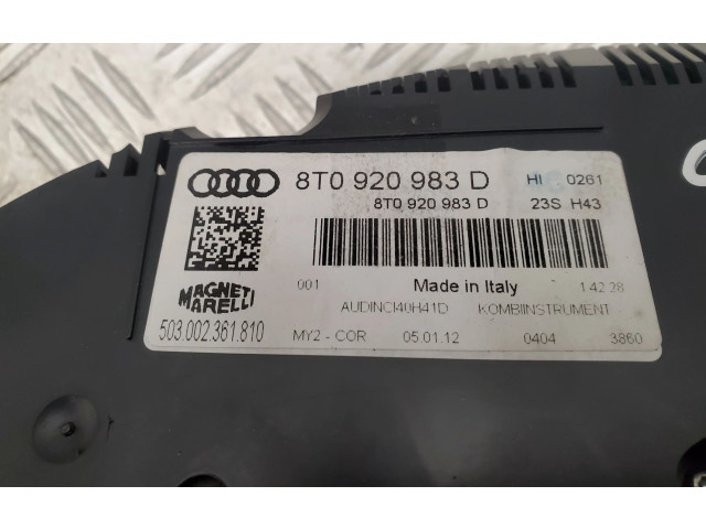 Přístrojová deska  Audi S5 2011 8T0920983D  
