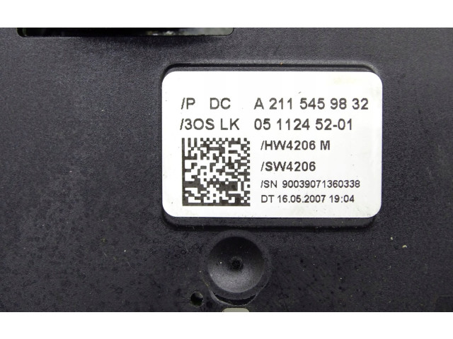 Подрулевой шлейф SRS A1715402445   Mercedes-Benz E W211